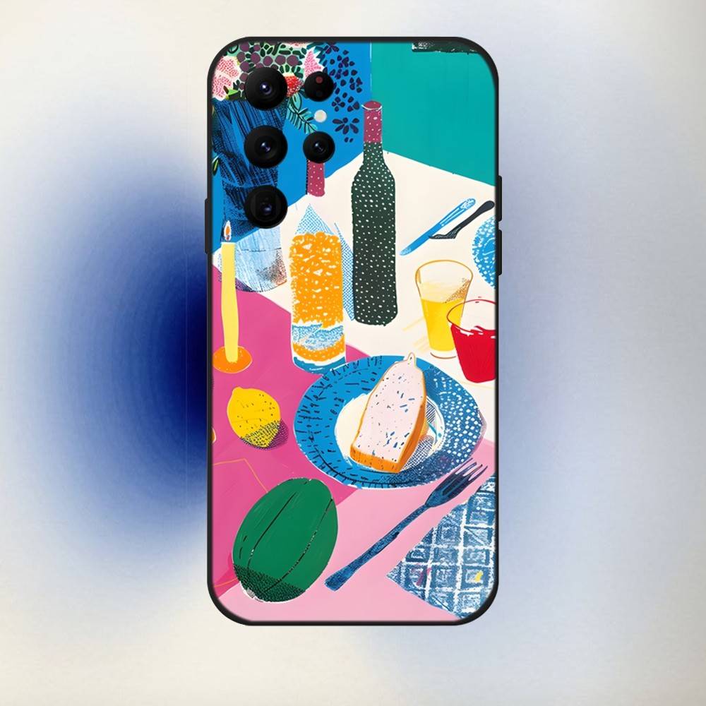 D-데이비드 호크니 그림 휴대폰 케이스 삼성 S10,S - Photography Geometry 리뷰 및 가격