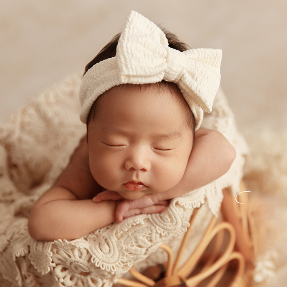 0-1 개월 아기 사진 소품, 활 머리띠 + 머리 꽃, - Photography Cheat Sheet 리뷰 및 가격