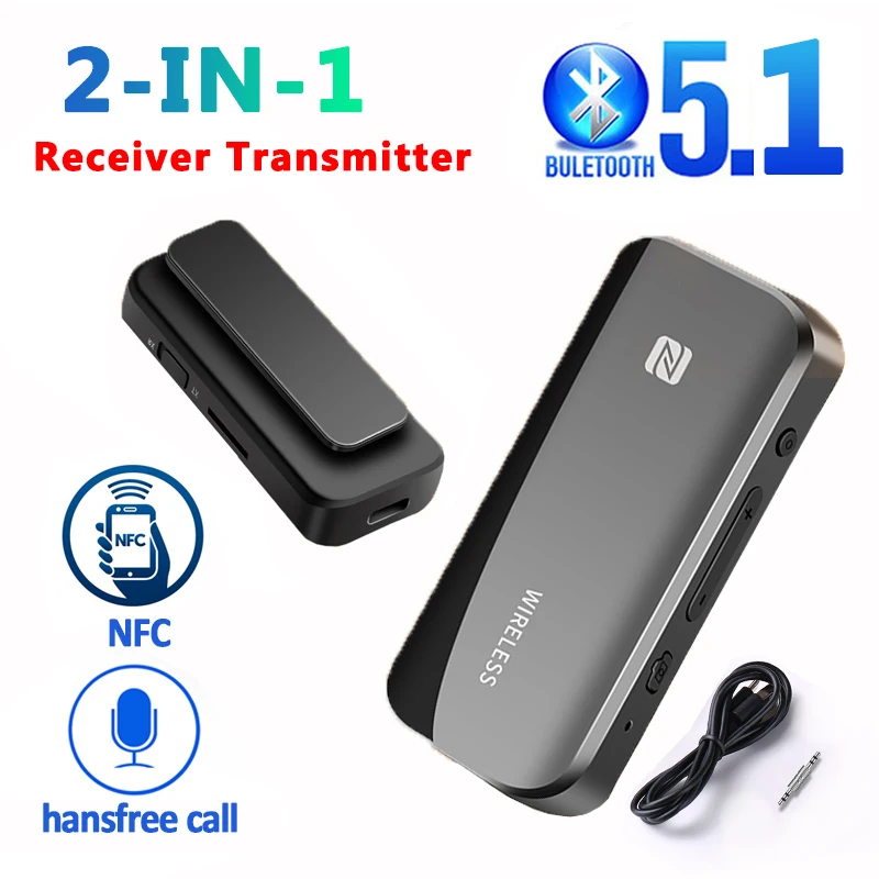 NFC 블루투스 5.1 송신기, 리시버 라발리에 스타일 - Photography Prompt 리뷰 및 가격