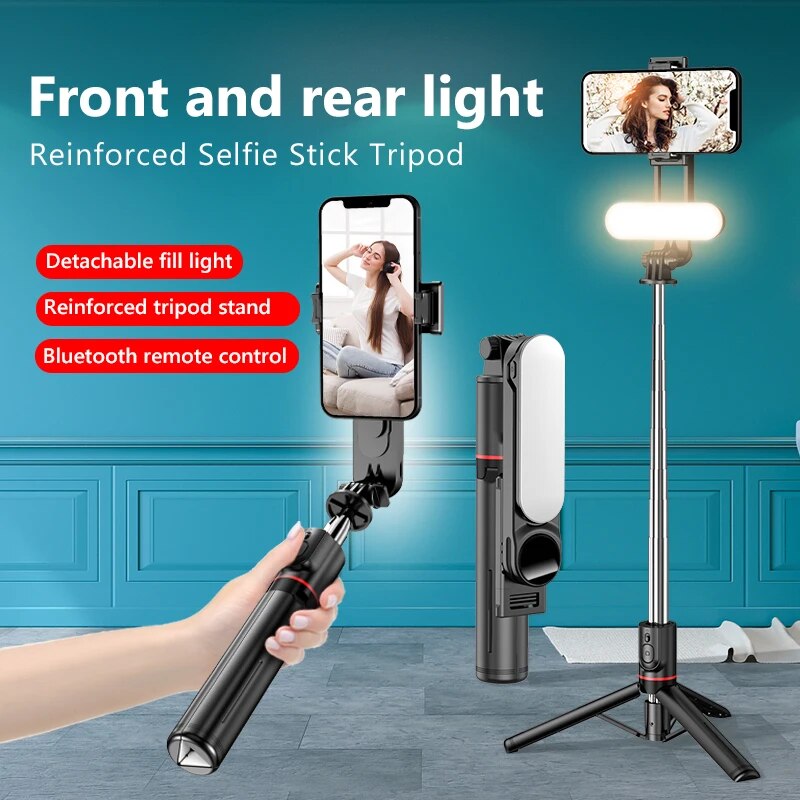 휴대용 미니 360도 회전 셀카봉 삼각대 LED 조명  - Photography Basics 리뷰 및 가격