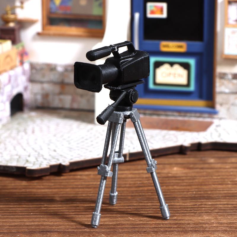 미니 비디오 카메라 삼각대 모델 1:12 스케일 인형  - Photography Videos Free 리뷰 및 가격