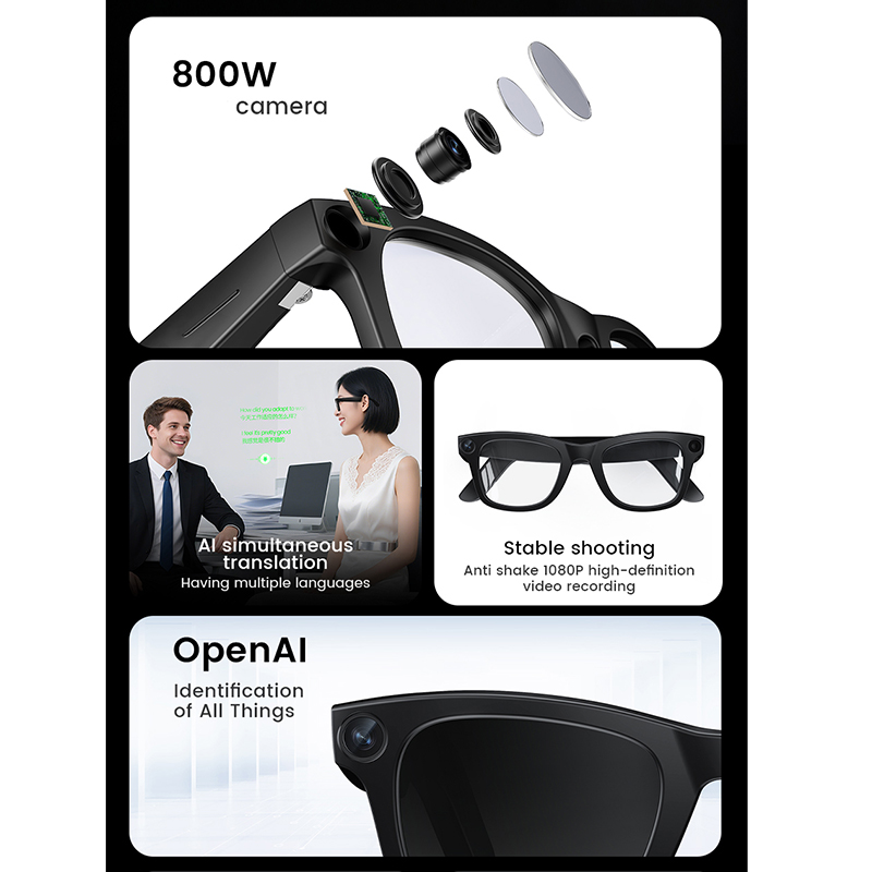 2026 스마트 안경 HD 사진 비디오 OpenAI 녹 - Photography Japanese 리뷰 및 가격